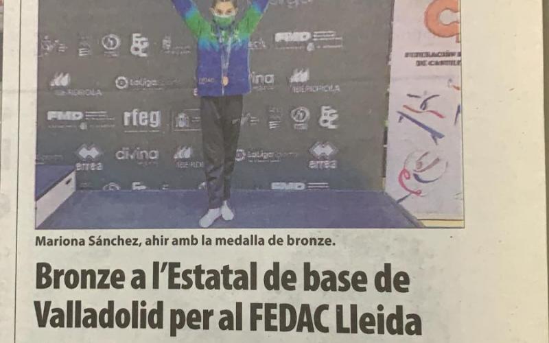 Campionat d'espanya , FEDAC Lleida, gimnàstca Artística
